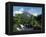 Tabacon Hot Springs and Volcan Arenal-Kevin Schafer-Framed Premier Image Canvas