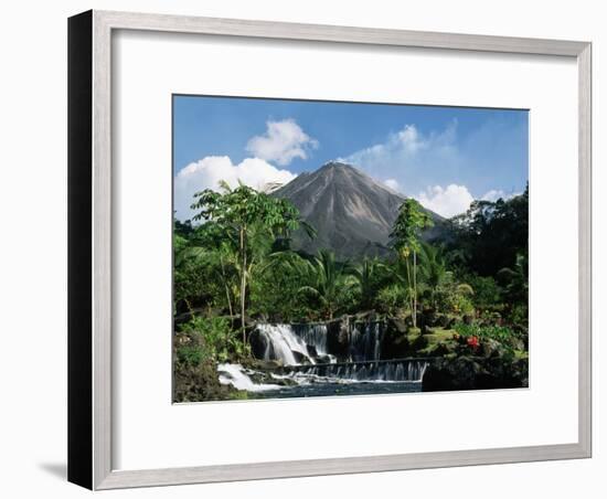 Tabacon Hot Springs and Volcan Arenal-Kevin Schafer-Framed Photographic Print