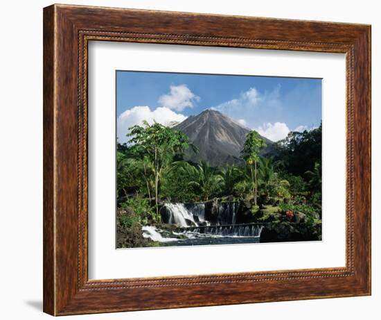 Tabacon Hot Springs and Volcan Arenal-Kevin Schafer-Framed Photographic Print