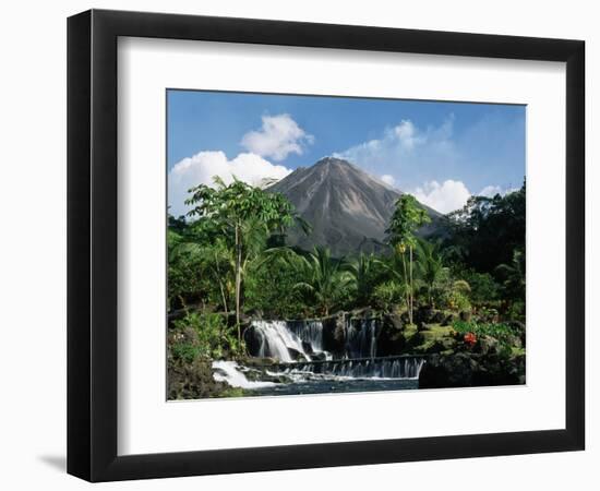 Tabacon Hot Springs and Volcan Arenal-Kevin Schafer-Framed Photographic Print