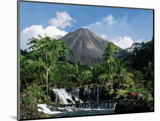 Tabacon Hot Springs and Volcan Arenal-Kevin Schafer-Mounted Photographic Print