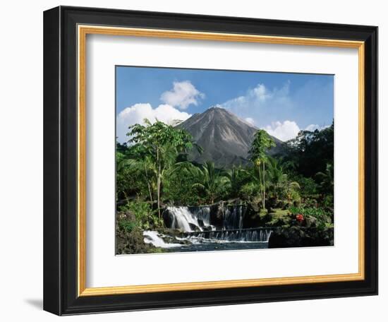 Tabacon Hot Springs and Volcan Arenal-Kevin Schafer-Framed Photographic Print