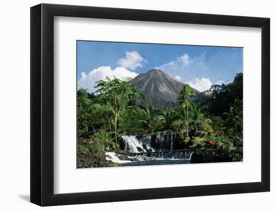 Tabacon Hot Springs and Volcan Arenal-Kevin Schafer-Framed Premium Photographic Print
