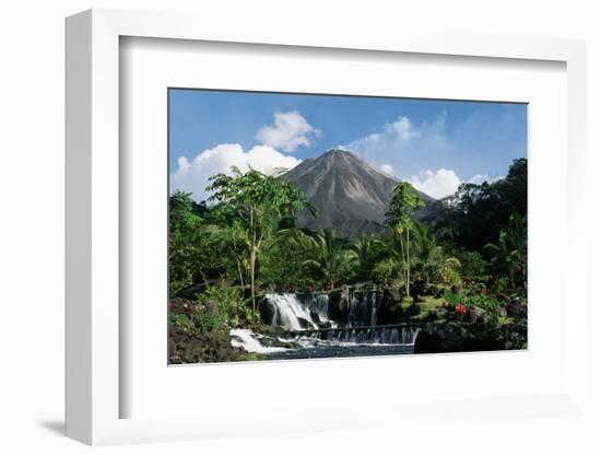 Tabacon Hot Springs and Volcan Arenal-Kevin Schafer-Framed Premium Photographic Print