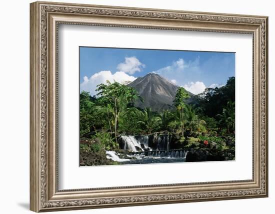 Tabacon Hot Springs and Volcan Arenal-Kevin Schafer-Framed Photographic Print