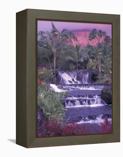 Tabacon Hot Springs, Arenal Volcano, Costa Rica-Nik Wheeler-Framed Premier Image Canvas