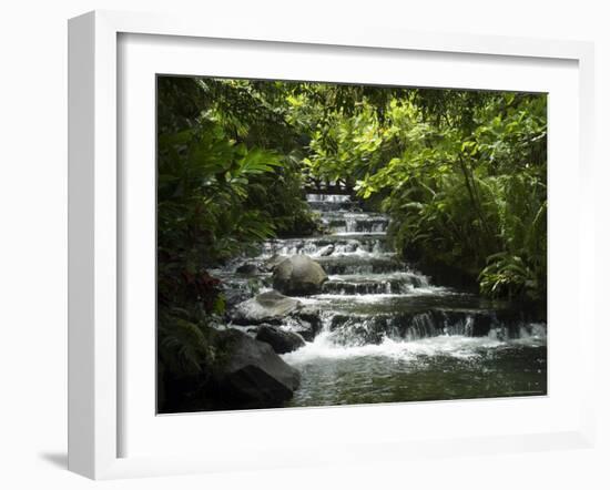 Tabacon Hot Springs, Volcanic Hot Springs Fed from the Arenal Volcano, Arenal, Costa Rica-Robert Harding-Framed Photographic Print