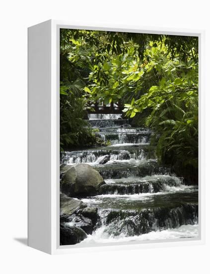 Tabacon Hot Springs, Volcanic Hot Springs Fed from the Arenal Volcano, Arenal, Costa Rica-Robert Harding-Framed Premier Image Canvas