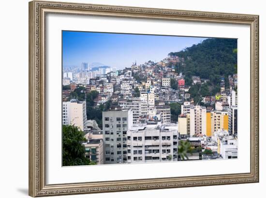 Tabajaras Favela, Rio De Janeiro, Brazil, South America-Alex Robinson-Framed Photographic Print