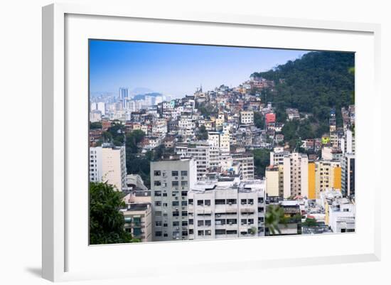 Tabajaras Favela, Rio De Janeiro, Brazil, South America-Alex Robinson-Framed Photographic Print