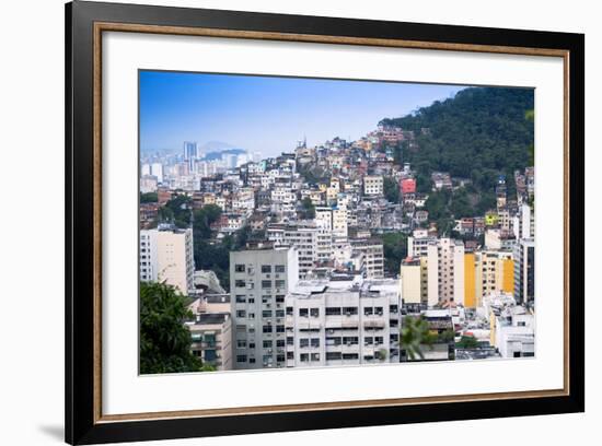 Tabajaras Favela, Rio De Janeiro, Brazil, South America-Alex Robinson-Framed Photographic Print