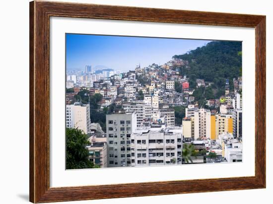 Tabajaras Favela, Rio De Janeiro, Brazil, South America-Alex Robinson-Framed Photographic Print