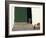 Tabby Cat Resting in Open Doorway, Italy-Adriano Bacchella-Framed Photographic Print