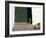 Tabby Cat Resting in Open Doorway, Italy-Adriano Bacchella-Framed Photographic Print