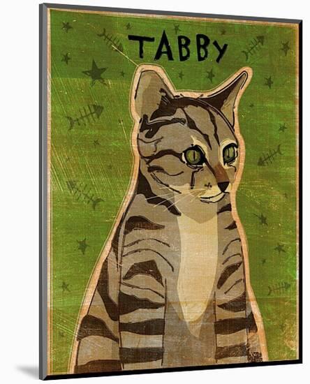 Tabby (grey)-John Golden-Mounted Art Print