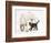 Tabby Kitten, Fosset, 10 Weeks, with Great Dane Puppy, Tia, 14 Weeks-Mark Taylor-Framed Photographic Print