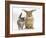 Tabby Kitten with Sandy Lionhead-Cross-Mark Taylor-Framed Photographic Print