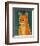 Tabby (orange)-John Golden-Framed Art Print