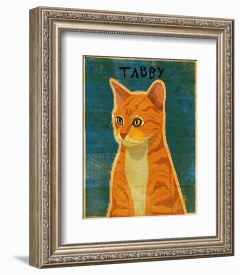 Tabby (orange)-John Golden-Framed Art Print