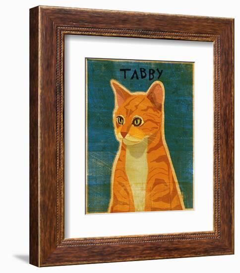 Tabby (orange)-John Golden-Framed Art Print