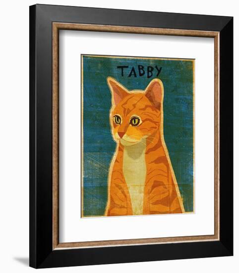 Tabby (orange)-John Golden-Framed Art Print