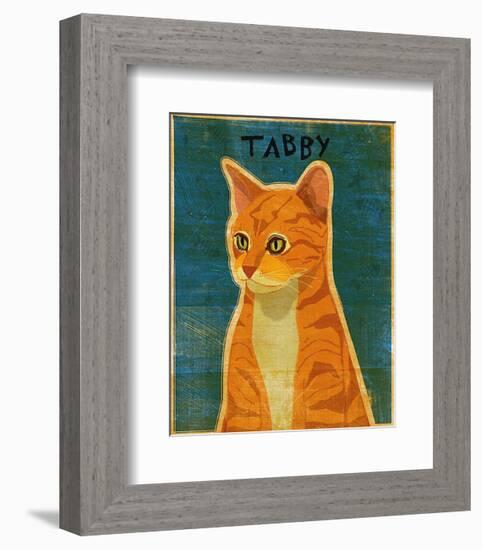 Tabby (orange)-John Golden-Framed Art Print