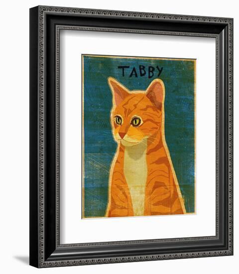 Tabby (orange)-John Golden-Framed Art Print