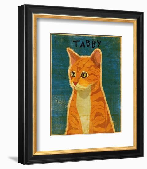 Tabby (orange)-John Golden-Framed Art Print