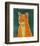 Tabby (orange)-John Golden-Framed Art Print