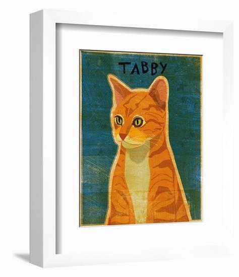 Tabby (orange)-John Golden-Framed Art Print