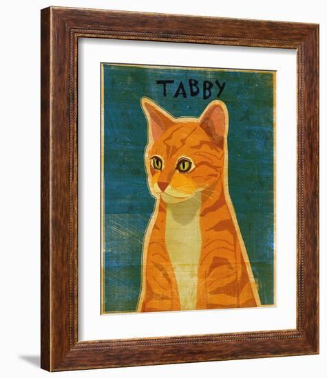 Tabby (orange)-John Golden-Framed Art Print