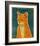 Tabby (orange)-John Golden-Framed Art Print