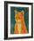 Tabby (orange)-John Golden-Framed Art Print