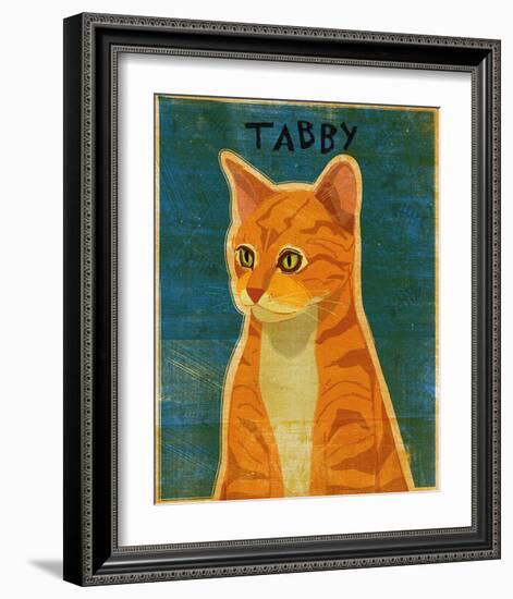 Tabby (orange)-John Golden-Framed Art Print