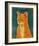 Tabby (orange)-John Golden-Framed Art Print