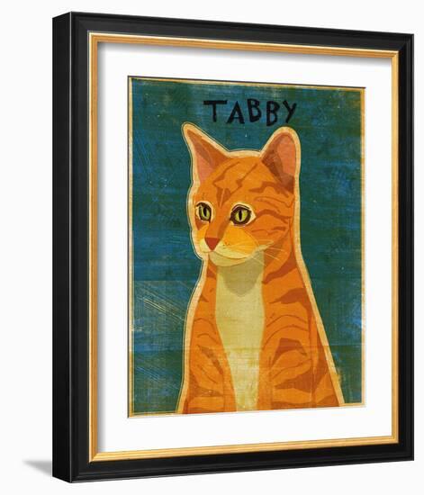 Tabby (orange)-John Golden-Framed Art Print