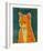 Tabby (orange)-John Golden-Framed Art Print