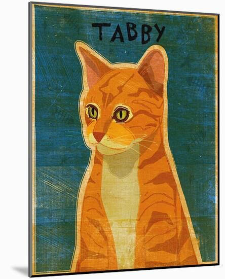 Tabby (orange)-John Golden-Mounted Art Print