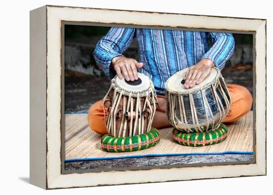 Tabla Drums-Marina Pissarova-Framed Premier Image Canvas