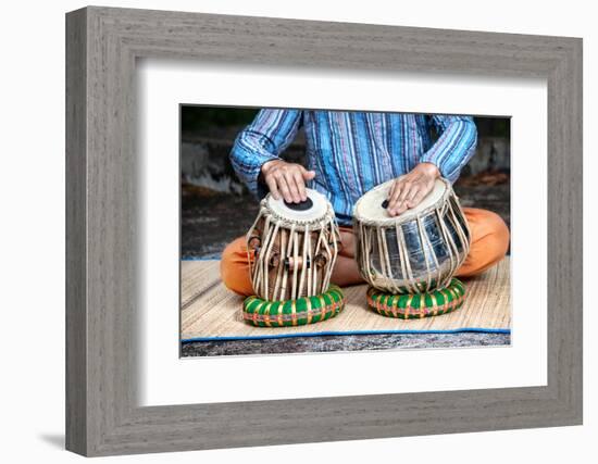 Tabla Drums-Marina Pissarova-Framed Photographic Print