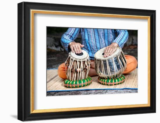 Tabla Drums-Marina Pissarova-Framed Photographic Print