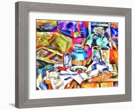 Table,2017-Alex Caminker-Framed Giclee Print