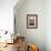 Table Againts a Stack of Barrels in a Geodesic Dome Home, Called 'Zome,' Corrales, NM, 1972-John Dominis-Framed Photographic Print displayed on a wall