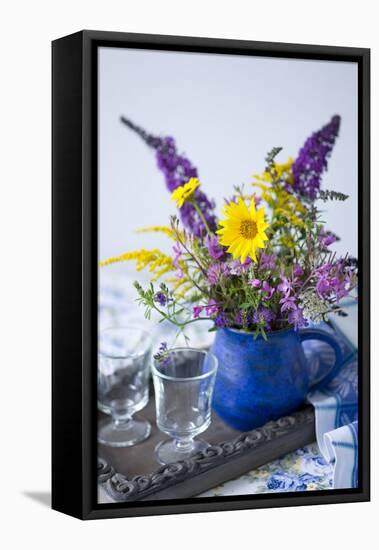 Table Decoration, Bouquet-Brigitte Protzel-Framed Premier Image Canvas