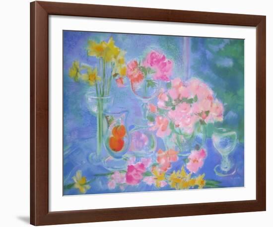 Table Fleurie-Michele Gour-Framed Limited Edition