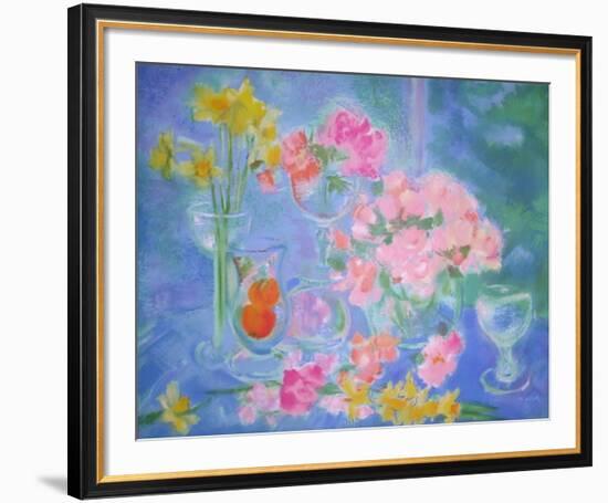 Table Fleurie-Michele Gour-Framed Limited Edition