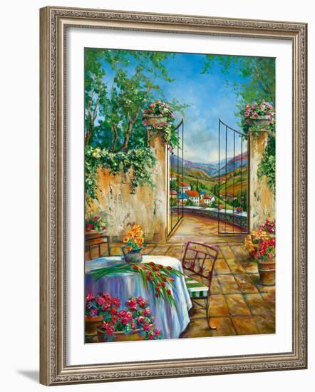 Table For Two II-Ginger Cook-Framed Giclee Print