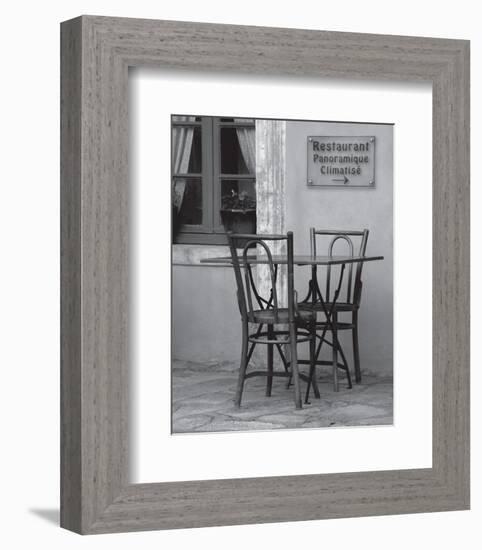 Table for Two-null-Framed Art Print