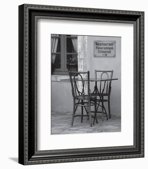 Table for Two-null-Framed Art Print