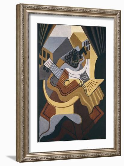 Table in Front of Window-Juan Gris-Framed Giclee Print